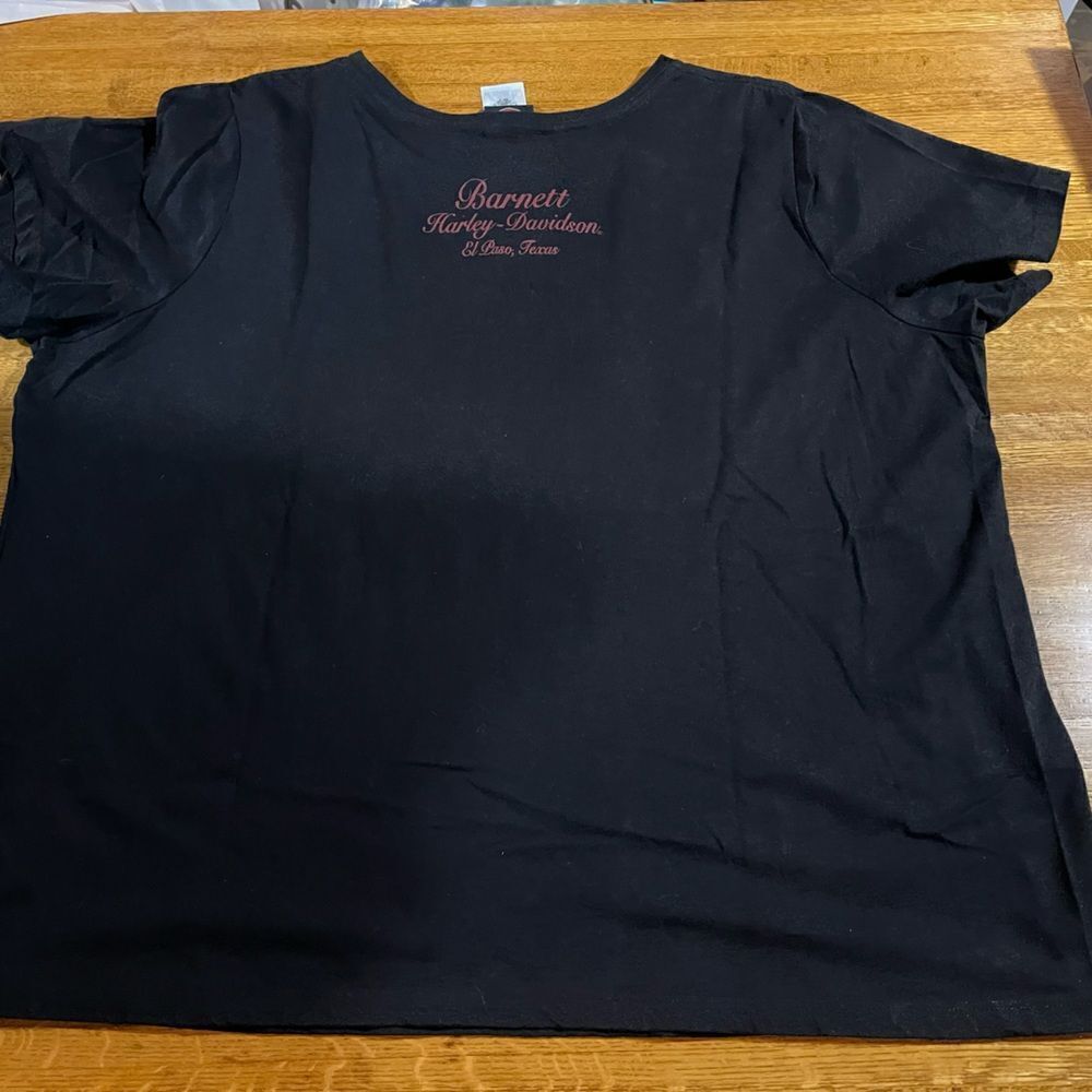Harley Davidson Woman’s Top 3X Black NWOT - Picture 10 of 11